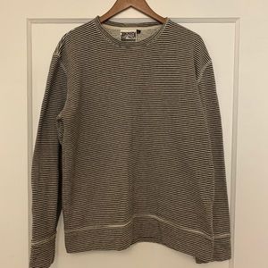🌿Jungmaven Yarn Dyed Black Stripe Hemp Sweatshirt